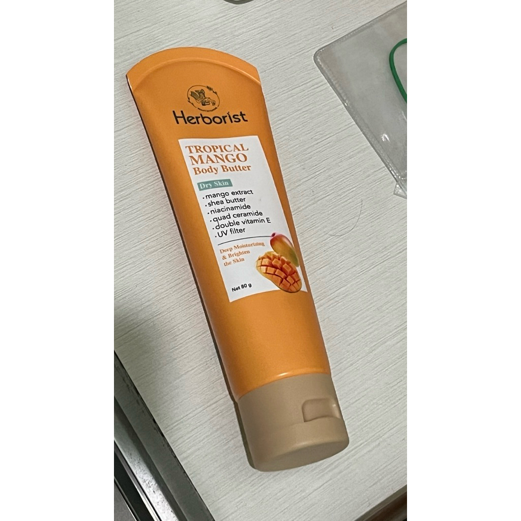 Body Butter Herborist varian mango, preloved baru dipake dikiit banget