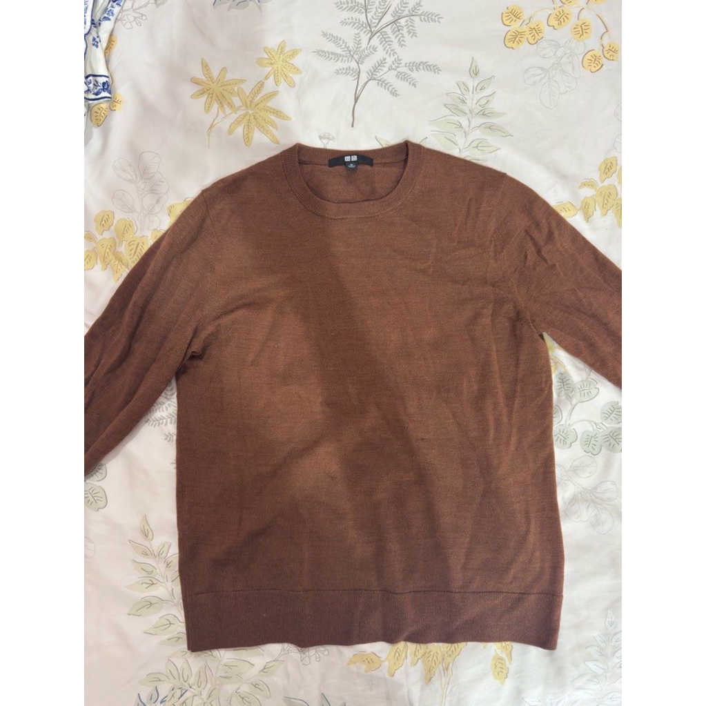 [Preloved] Uniqlo Merino Long Sleeve Women Shirts  Size M