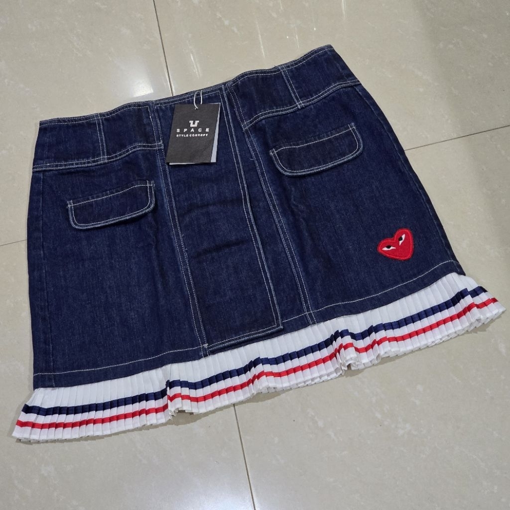 ROK JEANS BORDIR PLAY PLISKET SIFON/ROK JEANS DENIM PREMIUM