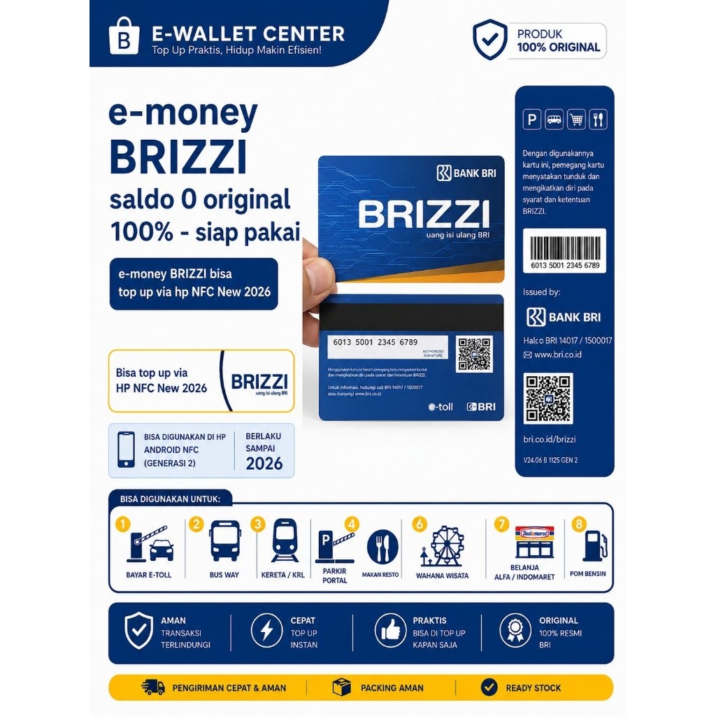 e-money / e-toll Brizzi