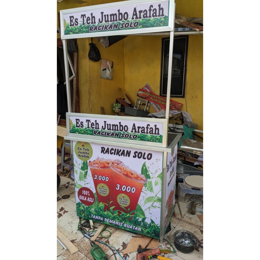booth portable alumunium