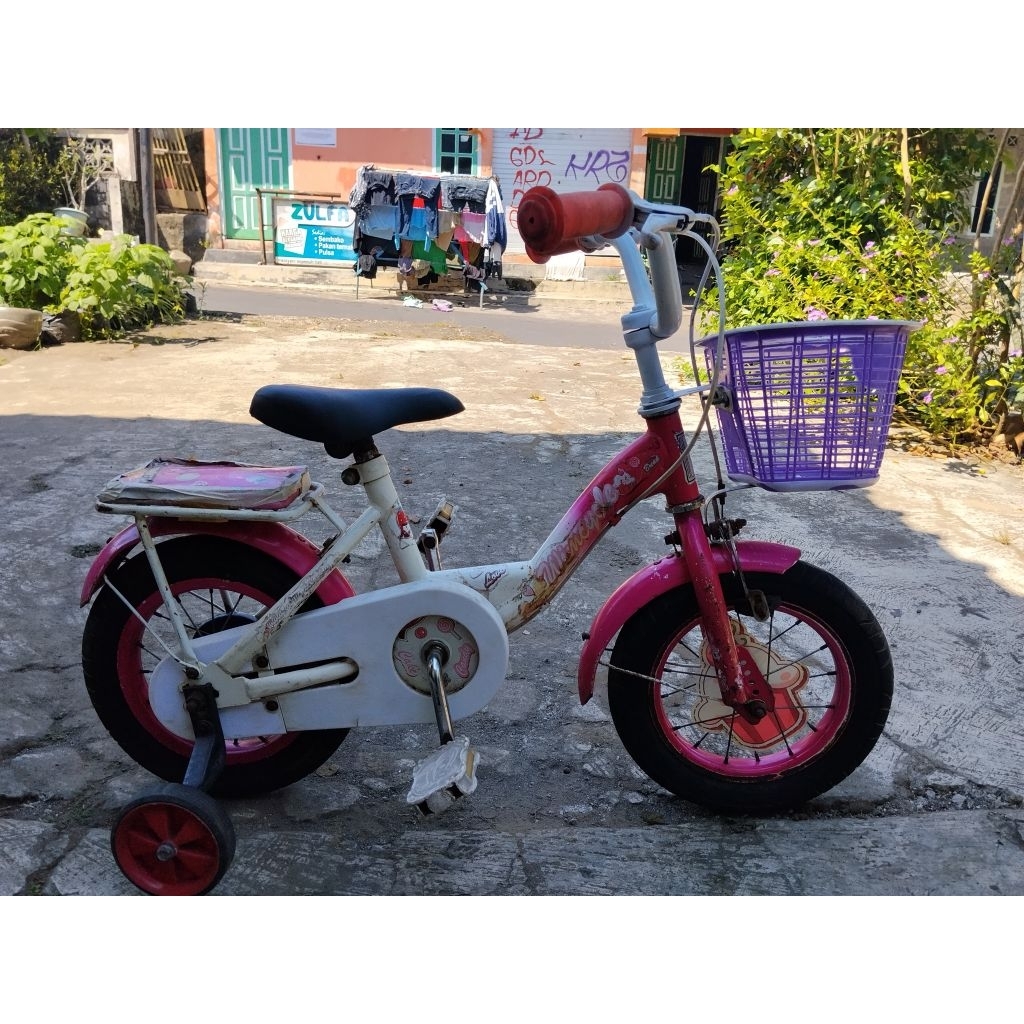 [PRELOVED MURAH] Sepeda Anak Wimcycle Roda Empat Ring 12 (inch) bekas / second (2nd) - ASH STORE JOG