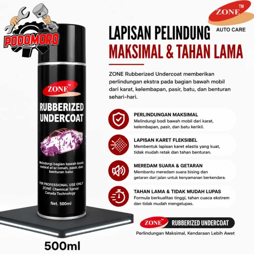 ZONE Flintkote Plintkut Plingkut Anti Karat Semprot Penray Rubberize Undercoat Plingkut Anti Karat M