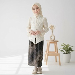 Delova Kids - KEBAYA LAKSMITA ANAK Embos Jaguard mix Cantily Vintage Formal Kartini Wisuda Kondangan