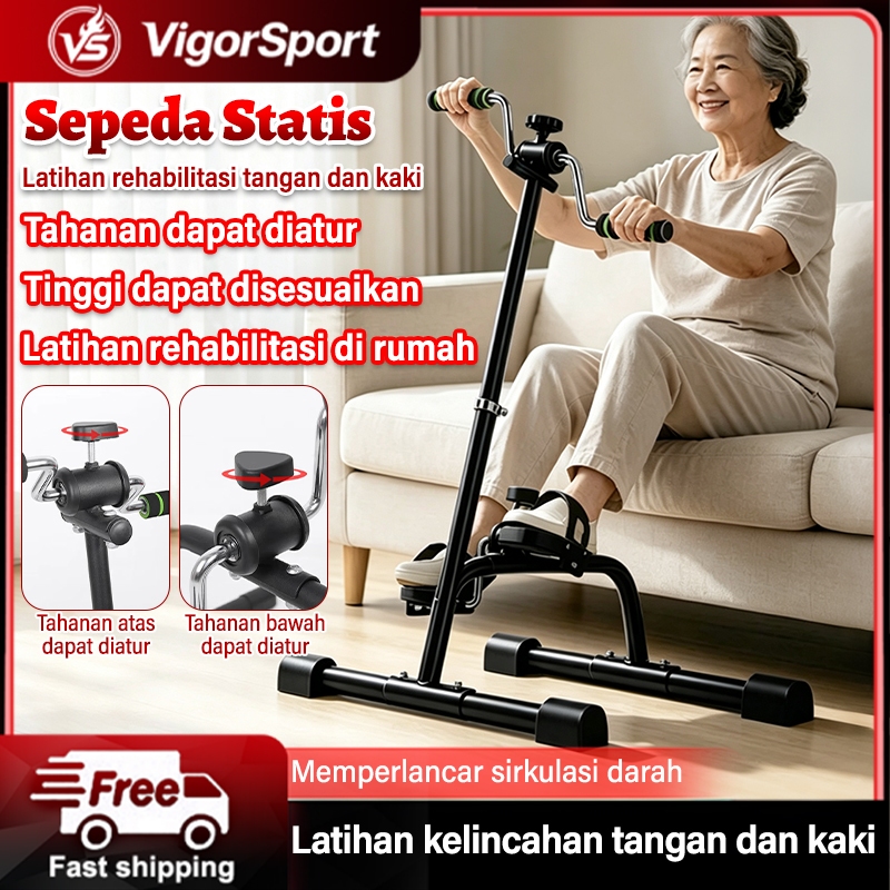 Sepeda Statis-Alat Terapi Stroke Kaki Dan Tangan Olahraga Gym Fitness / Terapi Kaki dan Tangan Pende