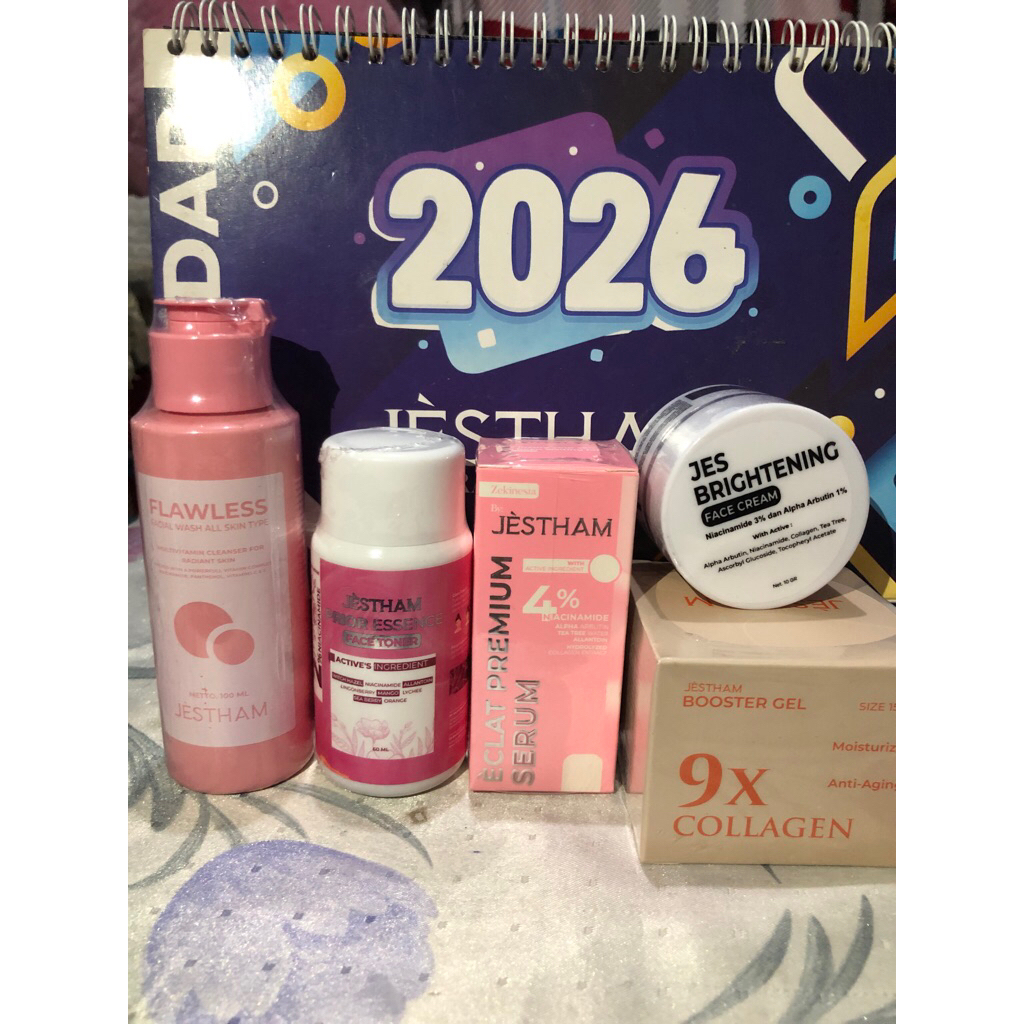 RZ Ready Jestham skincare paket siang glowing