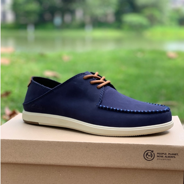 Original CLARKS FOOTWEAR Genuine Leather Men Outdoor Casual Boot Shoes 7031009
