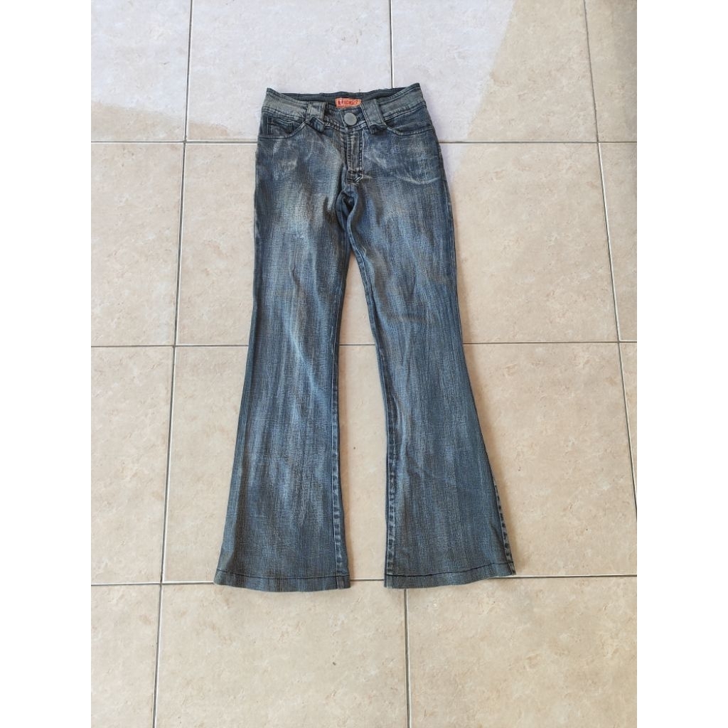 bootcut jeans low waist grey washed vintage low rise jeans y2k