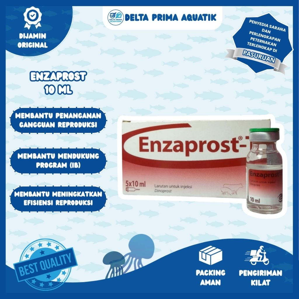 ENZAPROST 10 ML HORMON PGF2a - Sinkronisasi Pengobatan Dll Untuk Ternak.