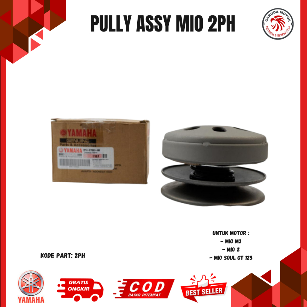 Pully Assy MIO GT125 Yamaha / Pully Belakang Mio M3 Mio Z Soul GT 125