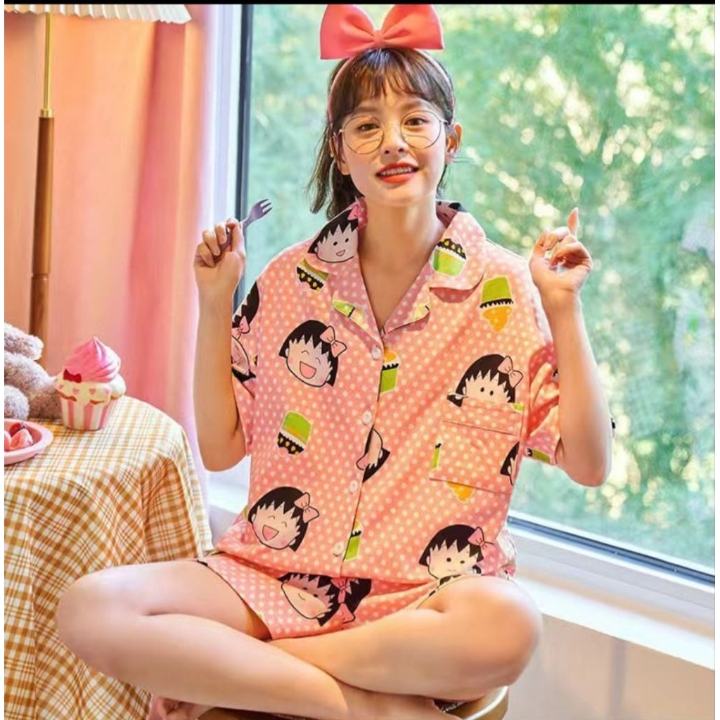 PIYAMA HP IMPORT | PIYAMA IMPORT MURAH | PIYAMA IMPORT DEWASA | PIYAMA CELANA PENDEK | SET BAJU PEND
