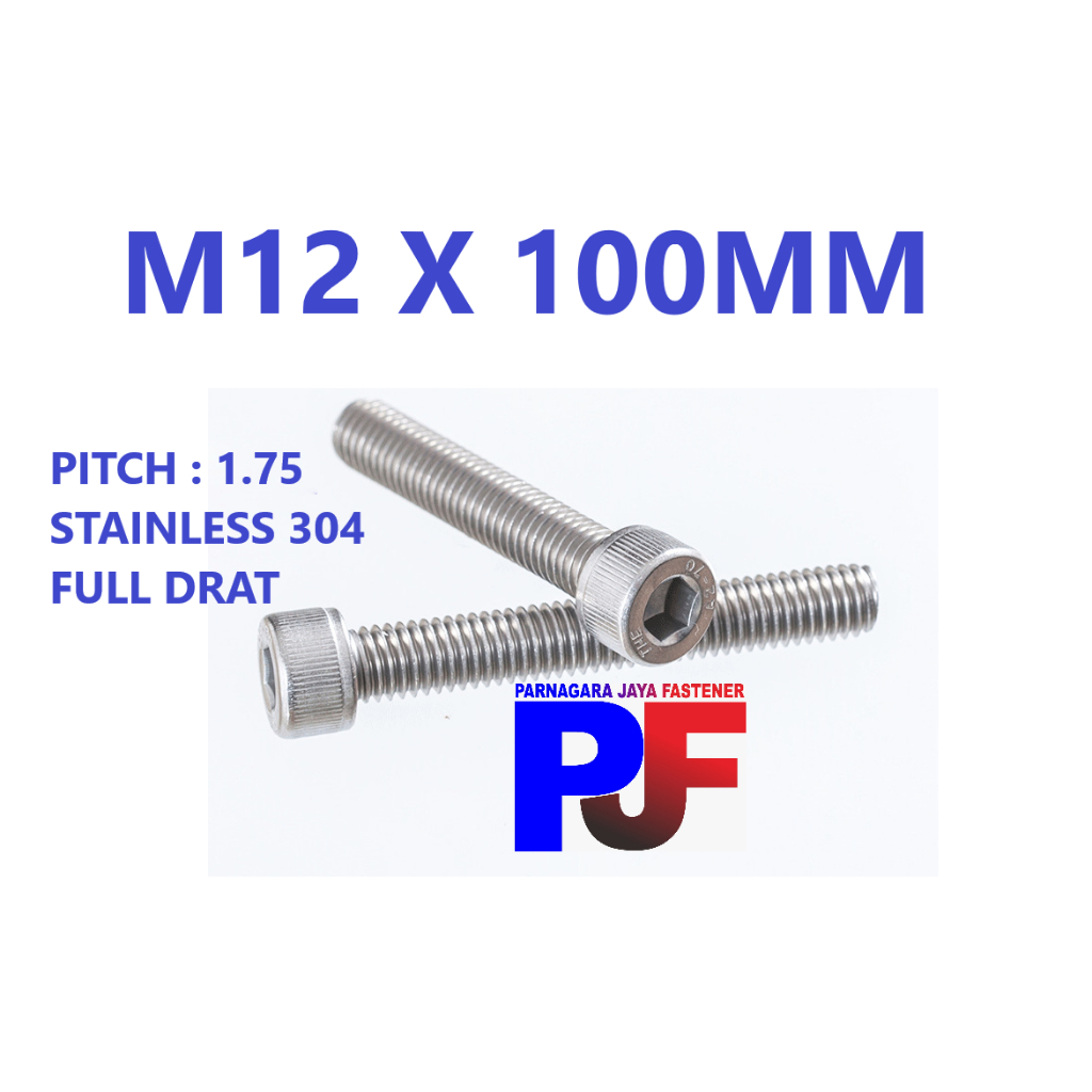Baut L Stainless M12 x 100 / Baut L Stainless 304