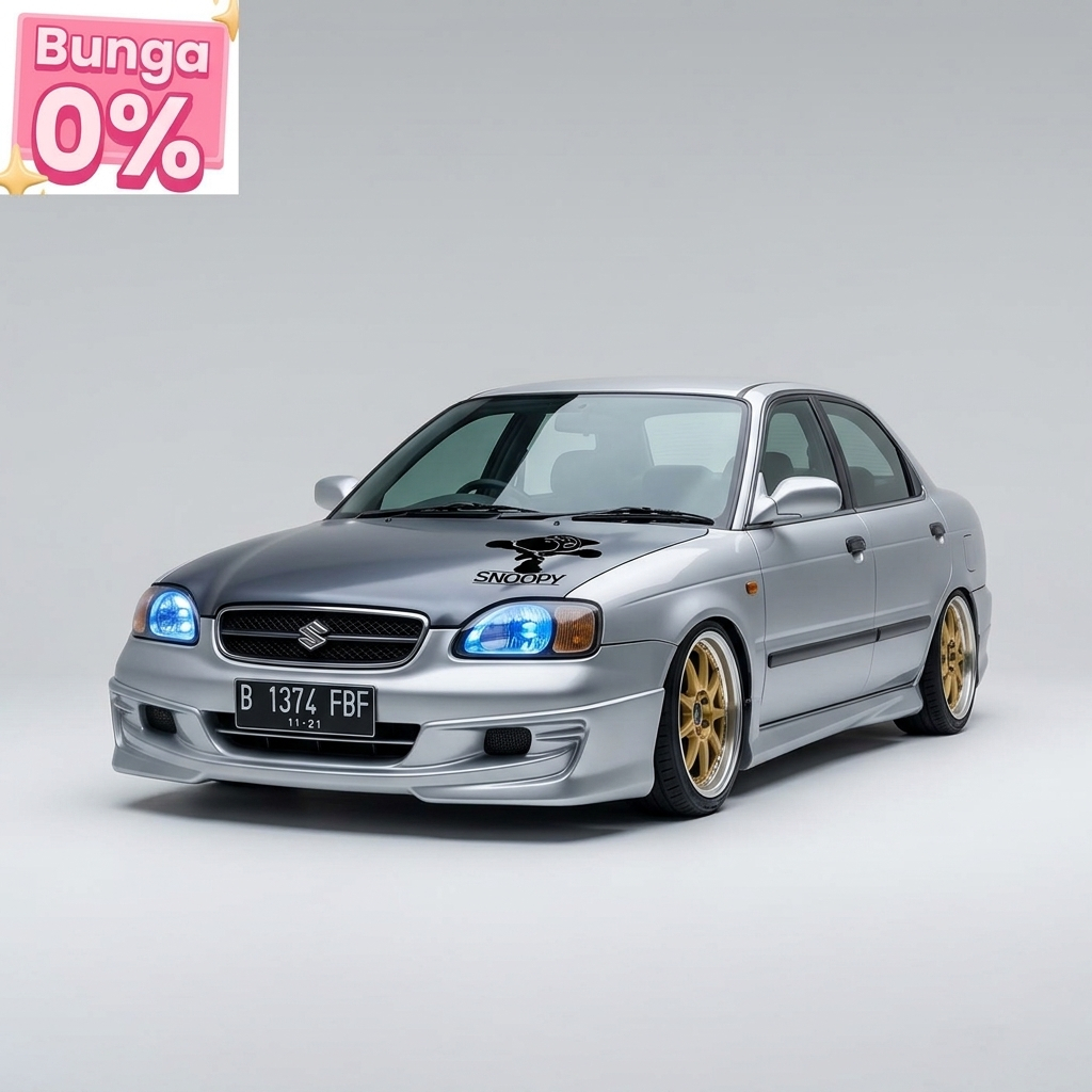 Bodykit suzuki baleno 97 1997-1999 full set custom fiber foxy