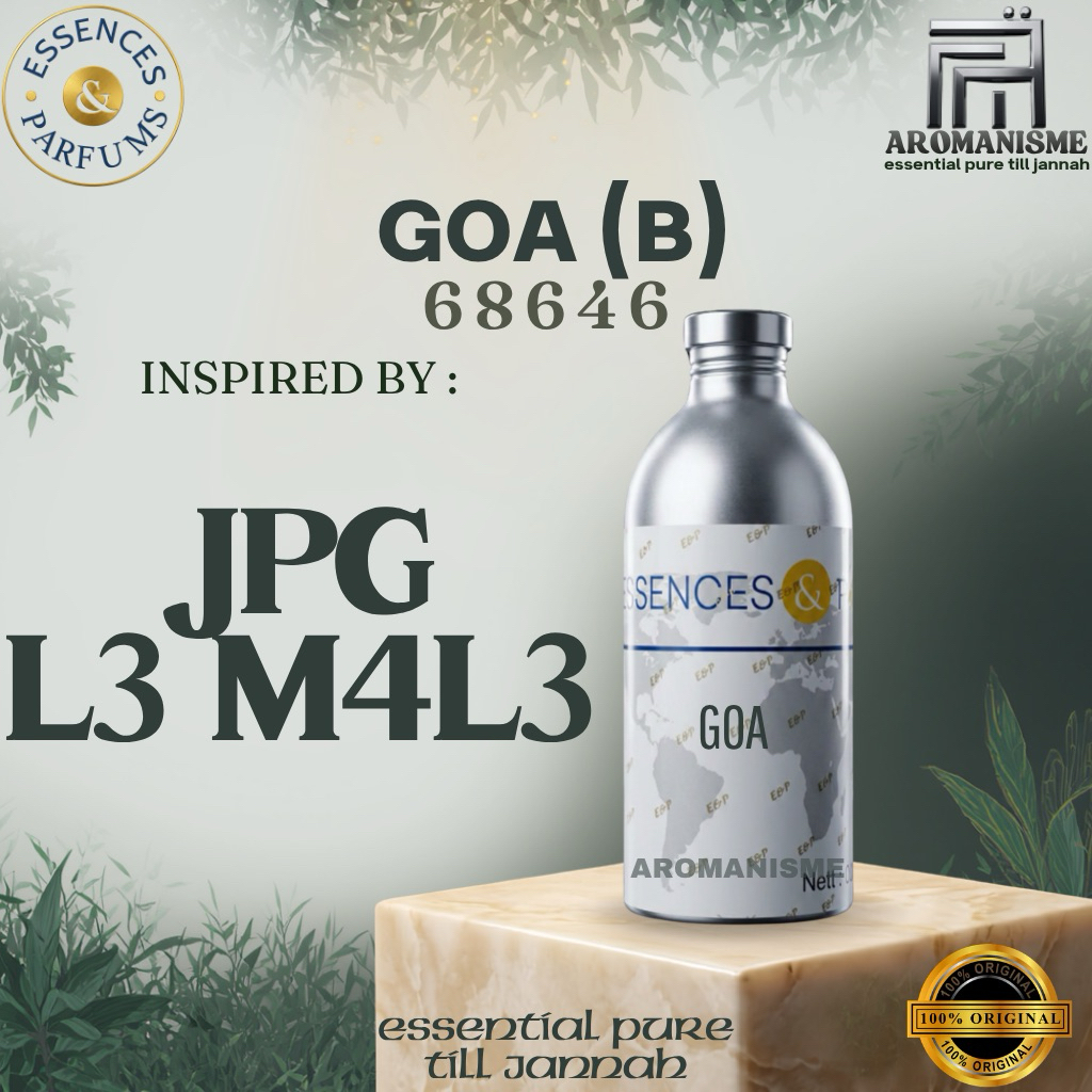 BIBIT PARFUM JPG L3 M4L3 ESSENCES GOA GRADE B 50ML / 100ML
