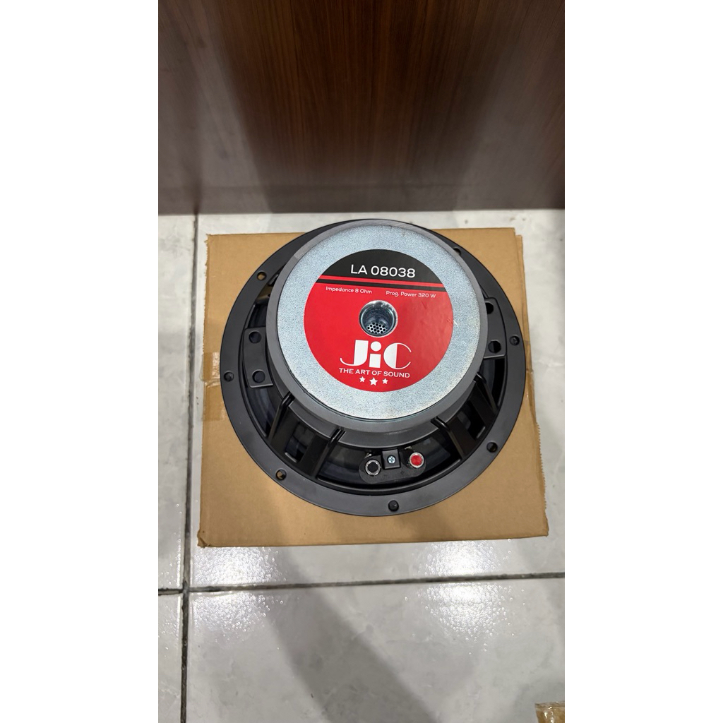 Speaker JIC 8inch LA08038 LA 08038 low mid 8in 8” 8 inch origina