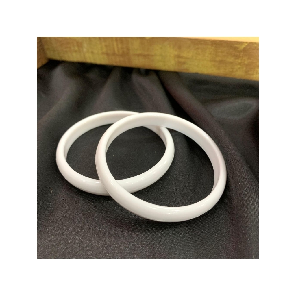 GELANG KERONCONG PUTIH AKSESORIS KHAS DAYAK, GELANG PUTIH KERONG DAYAK