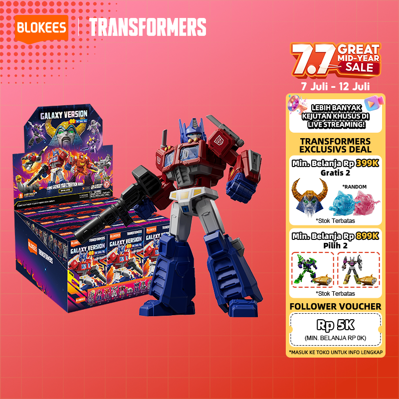BLOKEES Transformers Galaxy Version 08 Blind Box The Transformers: The Movie