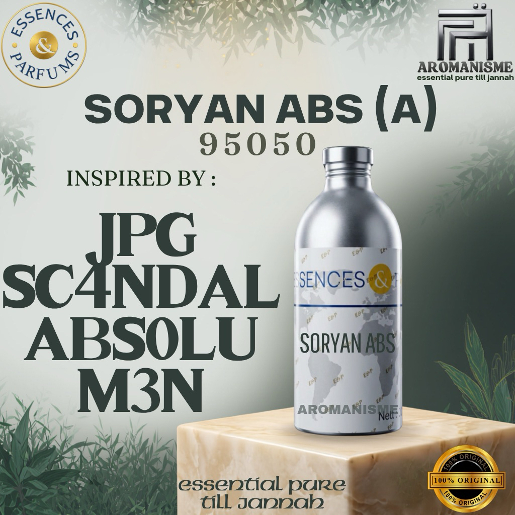 BIBIT PARFUM JPG SC4NDAL MEN ABSOLU ESSENCES SORYAN ABS GRADE A SEGEL 500GRAM