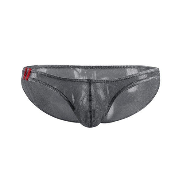 VANSKOOS Blink Men Brief CD Celana Dalam Pria Transparan Abu E078G