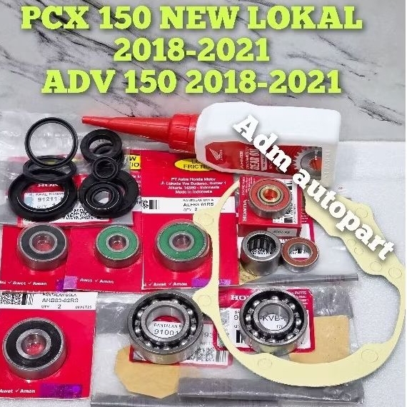 PAKET BEARING RASIO 11 AITEM PCX 150 NEW K97 ADV 150 PCX CBU 150 PCX CBU 125 GENUINE PART QUALTY