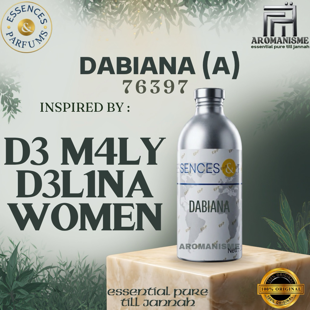 BIBIT PARFUM DE M4RLY D3L1NA WOMEN ESSENCES DABIANA GRADE A SEGEL 500GRAM