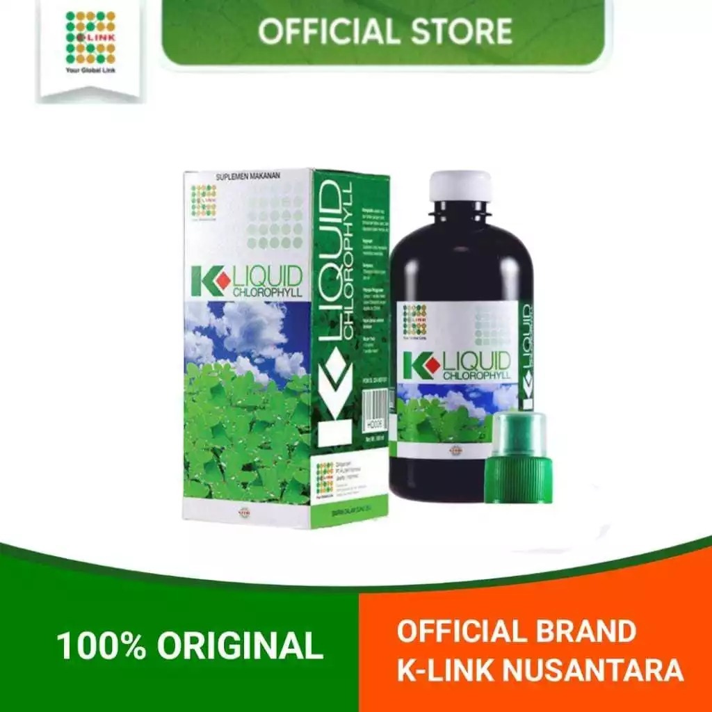 Klorofil K Link Original.K Liquid Chlorophyll 500 ml.K Link Klorofil Asli