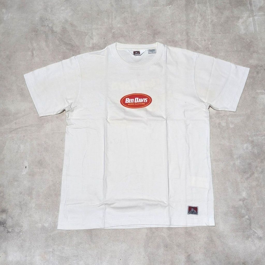 Baju kaos pria ben Davis putih