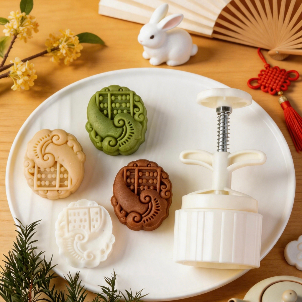 (Terbaru) Cetakan Mooncake 75gr Cetakan Kue Bulan 75gr Cetakan Kue Cetakan Kue Mooncake