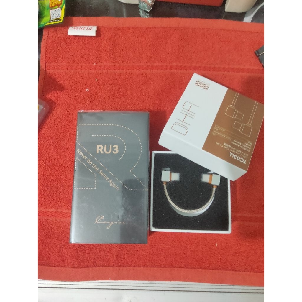 Cayin RU3 BARU (SEGEL BNIB) PURPLE + ddHiFi TC03LL (Second mulus)