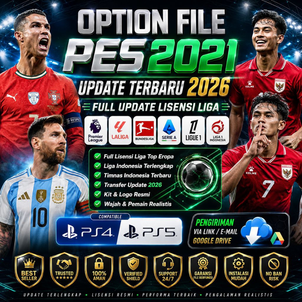 OF PATCH PES 2021 UPDATE TERBARU PS4 & PS5 ORIGINAL ONLY (Bukan utk PS4 Bajakan/HEN)