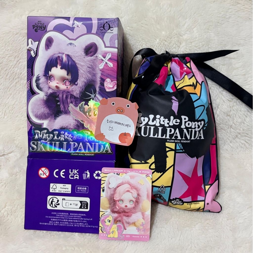 WTS Skullpanda Fluttershy SKULLPANDA x My Little Pony