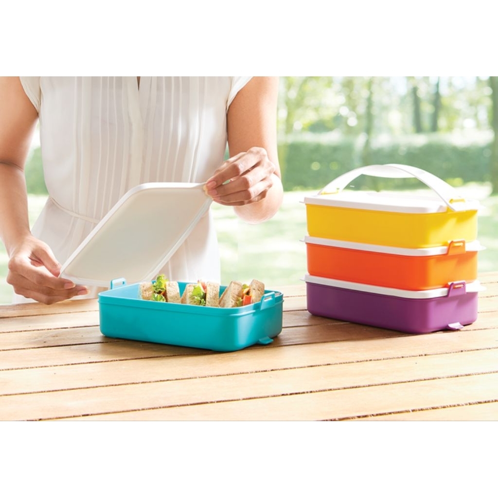 Rantang Click to Go FREE 2 souvenir Tupperware #rantang #tupperware #clicktogo
