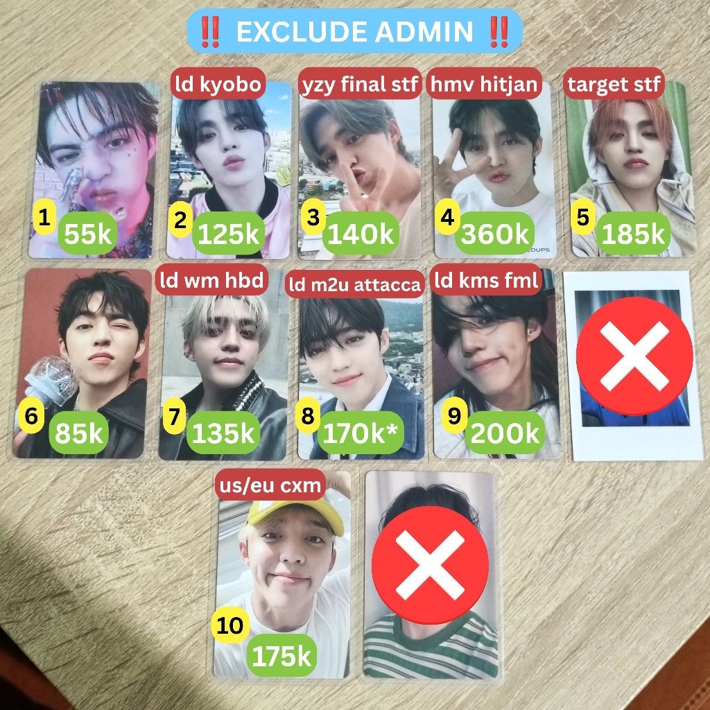 [READY, NO NEGO] Official Seventeen Scoups photocard / Happy Burstday, Spill the Feels, Attacca, Hit