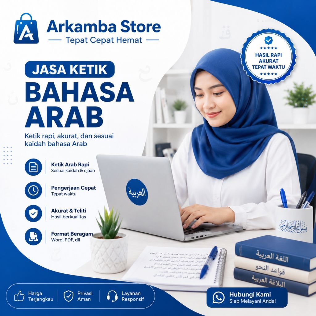 JASA KETIK BAHASA ARAB