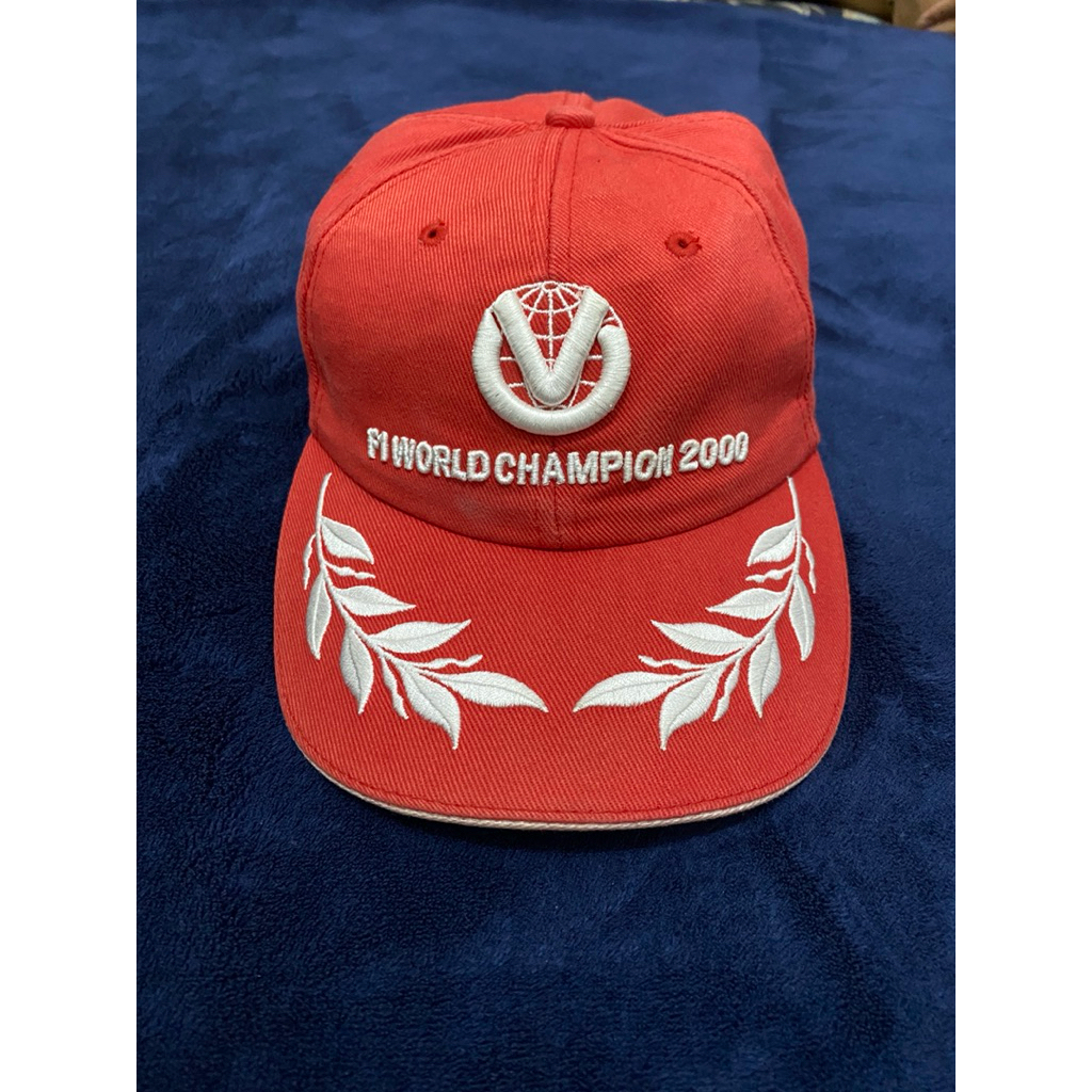 topi vtg 2000 ferarri michael schumacher ori setelan