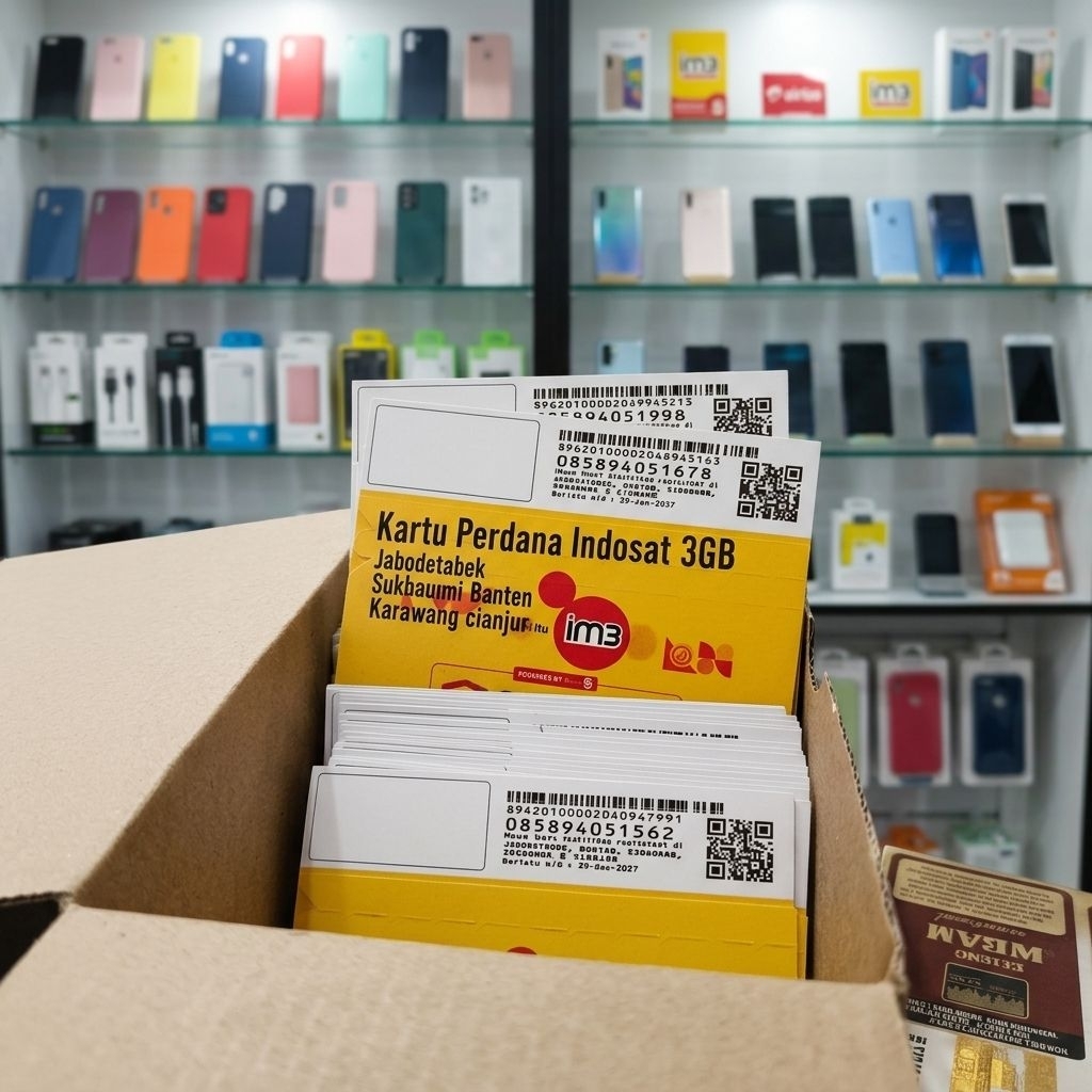Kartu Perdana Indosat IM3 3gb Paket Data Internet Jabodetabek