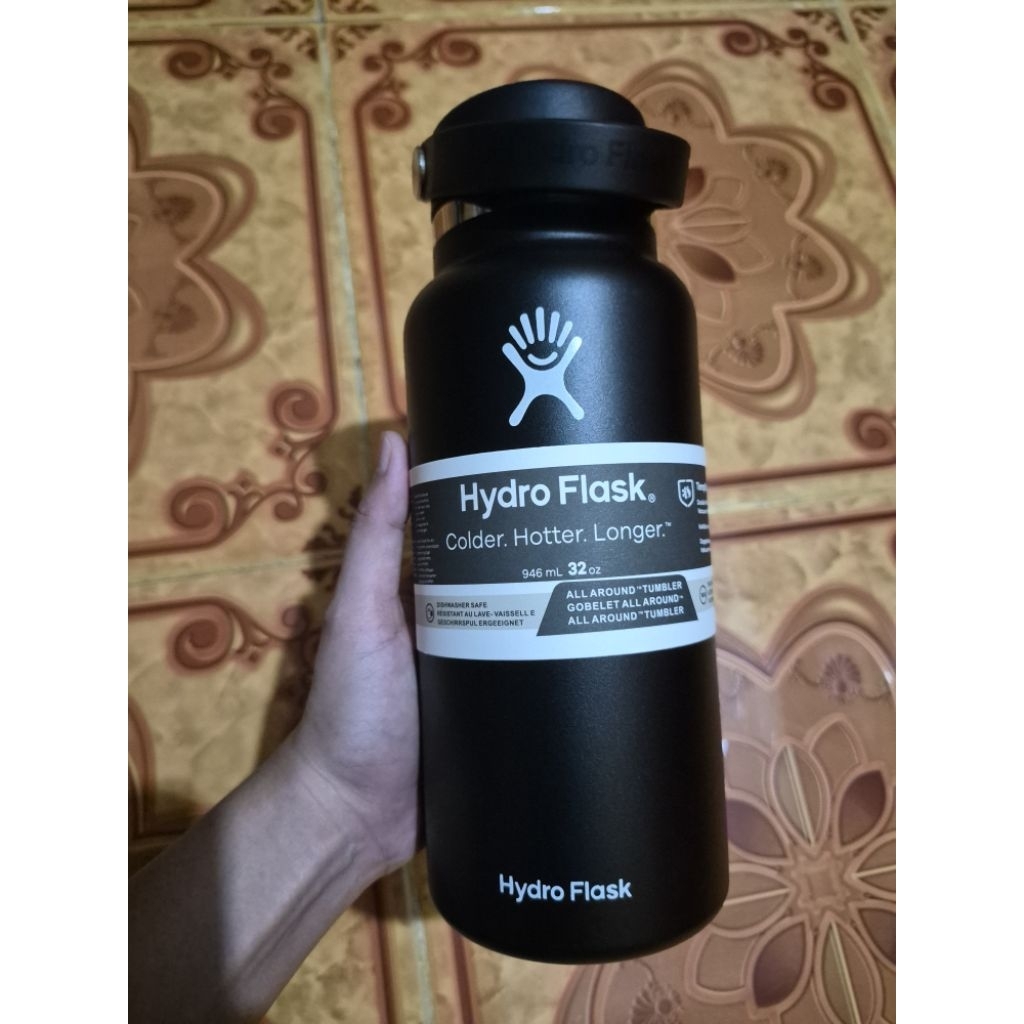 Tumble Hydro Flask Hitam 32 Oz / 946 ml