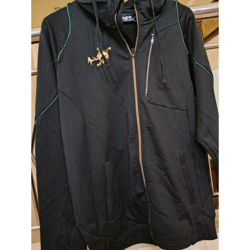 JACKET RAWLINGS HITAM UNISEX SIZE L