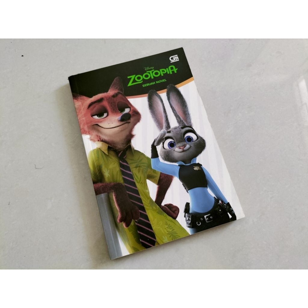 Novel Zootopia (Bhs Indonesia), Disney