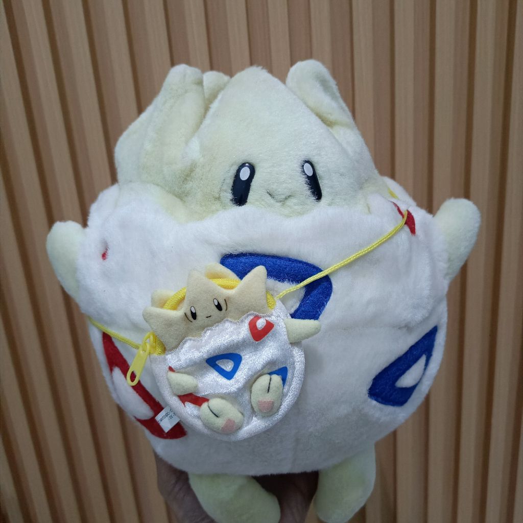 Rare Item Togepi Tomy Vintage Size Besar / Plush Boneka Togepi Pokemon Tomy