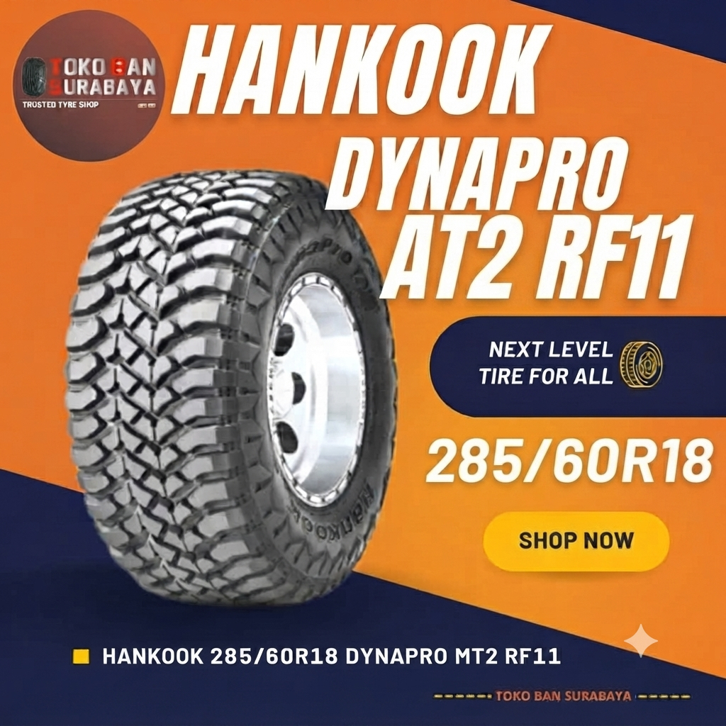 BAN MOBIL HANKOOK HK 285/60 R18 285/60R18 28560R18 28560 R18 285/60/18 R18 R 18 DYNAPROAT2RF11 AT2 R