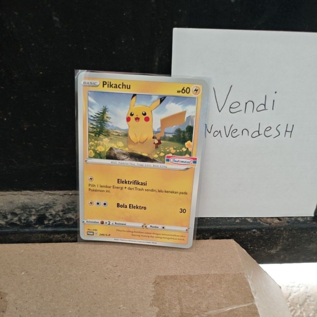 pikachu indomaret/kartu promo indomaret