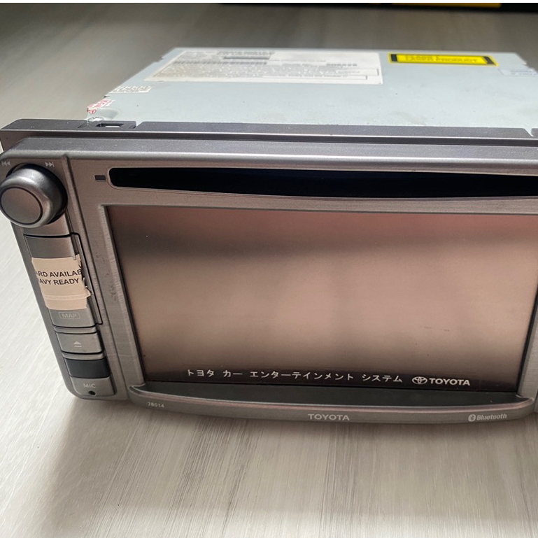 [Preloved] Headunit Toyota Fortuner Alphard 2012 GPS Original (Minus Di Deskripsi)