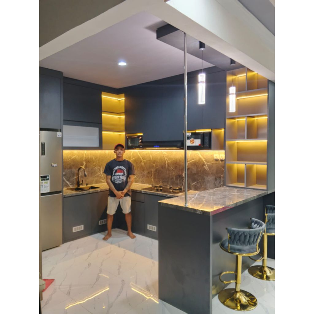 KITCHEN SET CUSTOM | FURNITURE HPL  | FURNITURE CUSTOM | KITCHEN SET MURAH | KITCHEN SET CUSTOM | KI