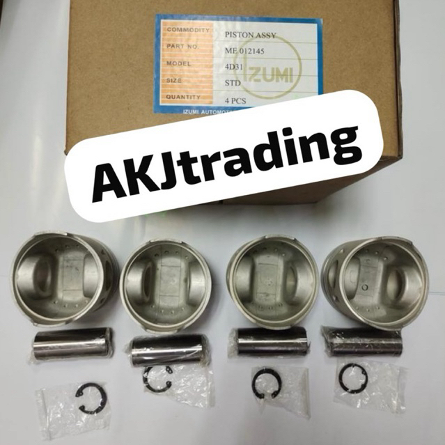 Piston 4d31 ps100 piston assy 4d30 4d31 set piston ps100 4d31 4d30 set