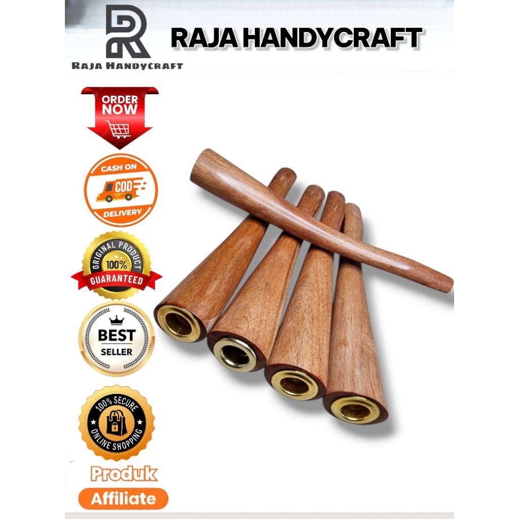 Once Pipa Rokok Kayu Setigi Wulung/ Pipa Rokok Kayu Santegi Kualitas super