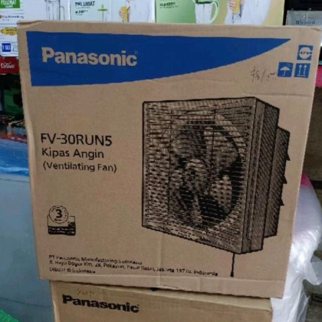 EXHAUST FAN PANASONIC 30 RUN - HEXOS PANASONIC 12 INCH 30CM - PANASONIC EXHAUSTFAN 12 INCI - WALL EX