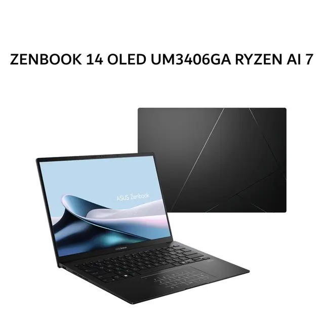 Asus Zenbook OLED 14 UM3406GA-OLED7111M Ryzen AI 7 445 16GB SSD 1TB 14inc W11