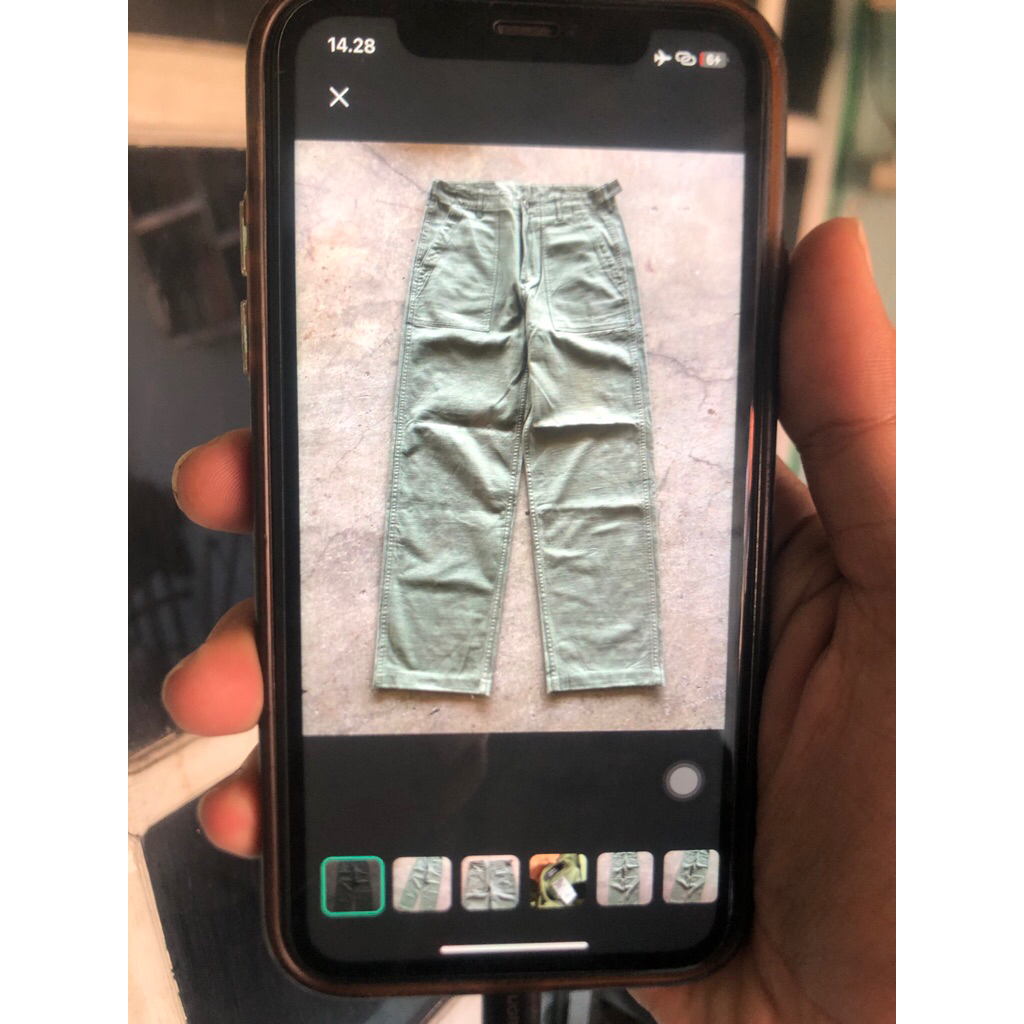 musinsa standard fatigue pants