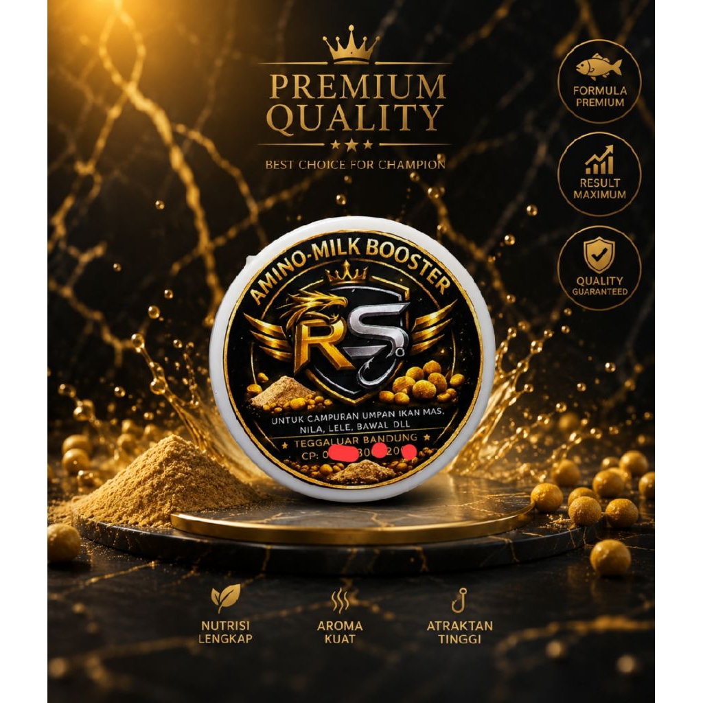 amino milk booster aroma susu kuat import kualitas premium tinggi protein